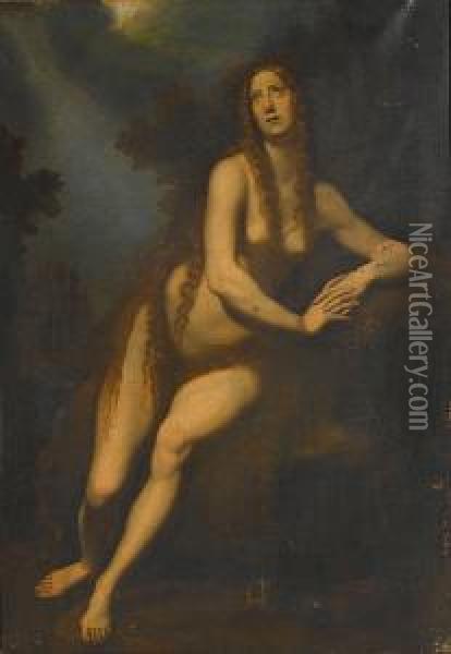 The Penitent Magdalene Oil Painting - Cristofano Allori