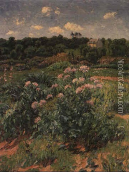 Le Jardin Oil Painting - Henry Moret