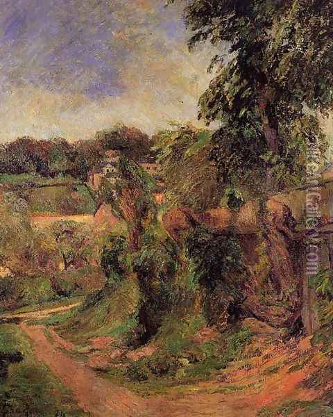 Near Rouen Oil Painting - Paul Gauguin
