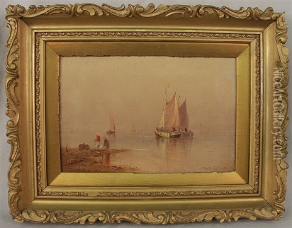 Tranquil Coastal View Oil Painting - Charles Henry Gifford
