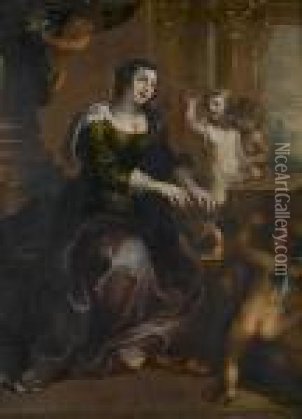 Saint Cecilia Oil Painting - Peter Paul Rubens