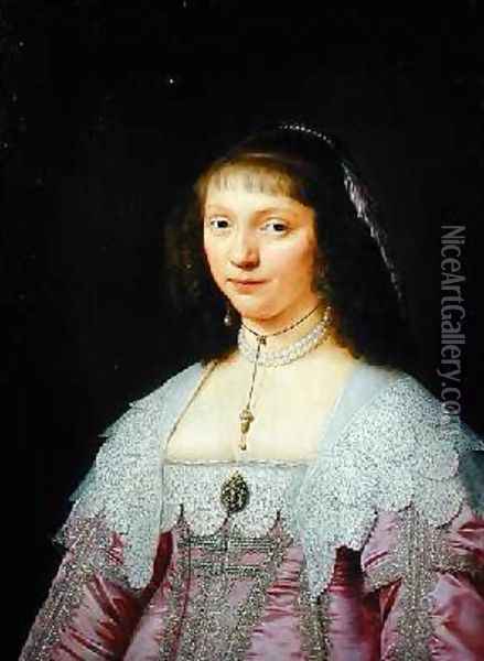 Portrait of a Young Woman Oil Painting - Jacob Fransz van der Merck