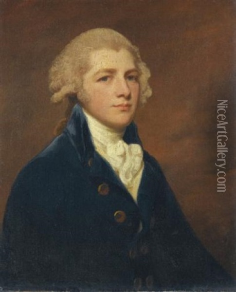 Portrait Of Richard Palmer (1765-1806) Oil Painting - George Romney