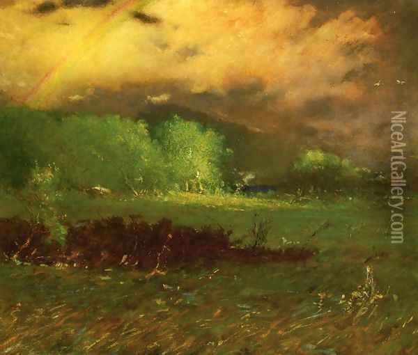 Storm Breaking Up Oil Painting - Elliott Dangerfield