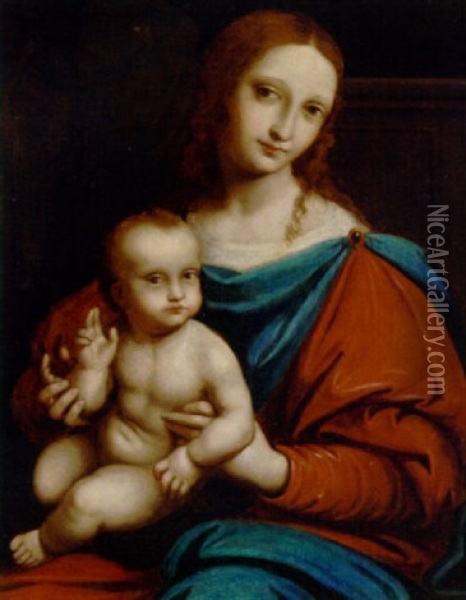 The Madonna And Child Oil Painting -  Giampietrino
