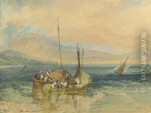 Lake Windermere Oil Painting - Joseph Mallord William Turner