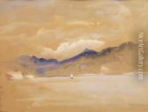 Lakeland Landscape Oil Painting - Hercules Brabazon Brabazon