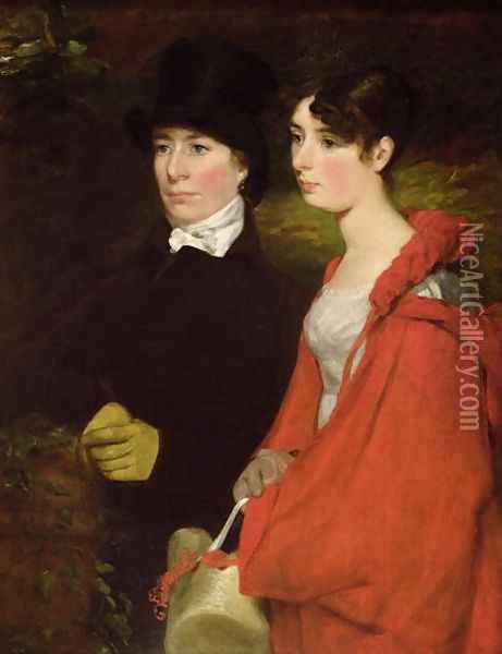 Ann and Mary Constable Oil Painting - John Constable