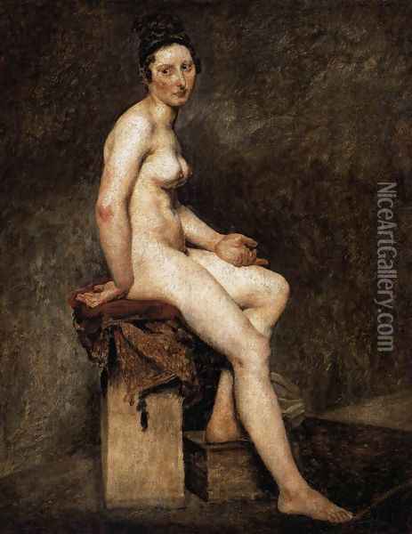 Mlle Rose 1817-20 Oil Painting - Eugene Delacroix
