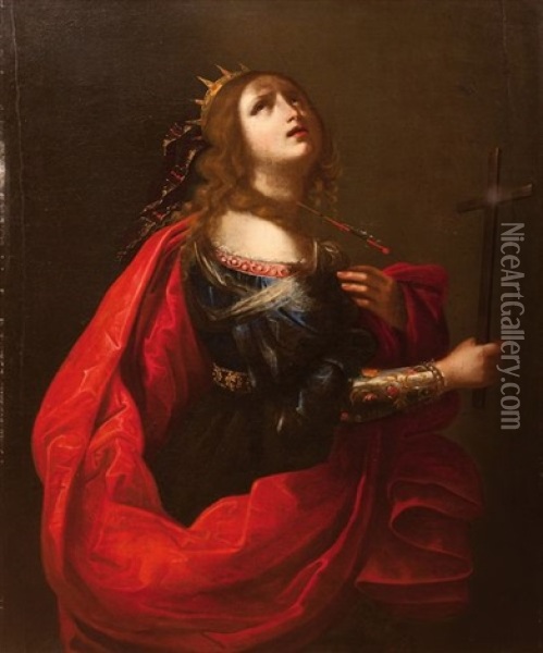 Sainte Christine De Bolsene Oil Painting - Cesare Dandini