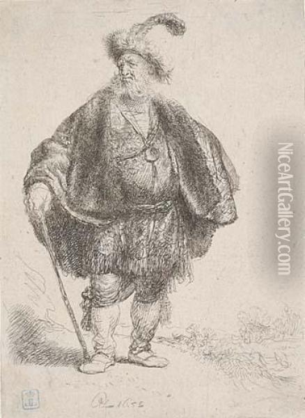 The Persian Oil Painting - Rembrandt Van Rijn