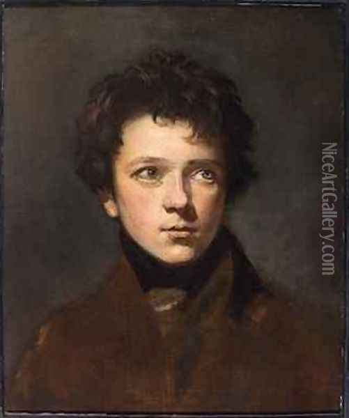 Portrait of a Young Man Oil Painting - John Opie