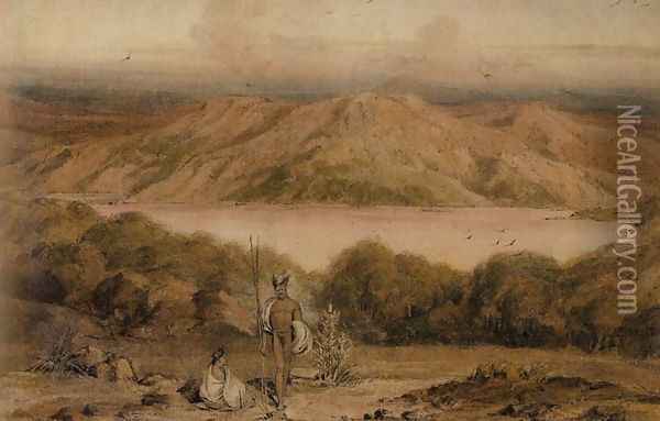 View of King George's Sound Oil Painting - William Westall
