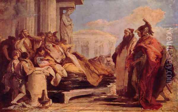 Death of Dido Oil Painting - Giovanni Battista Tiepolo