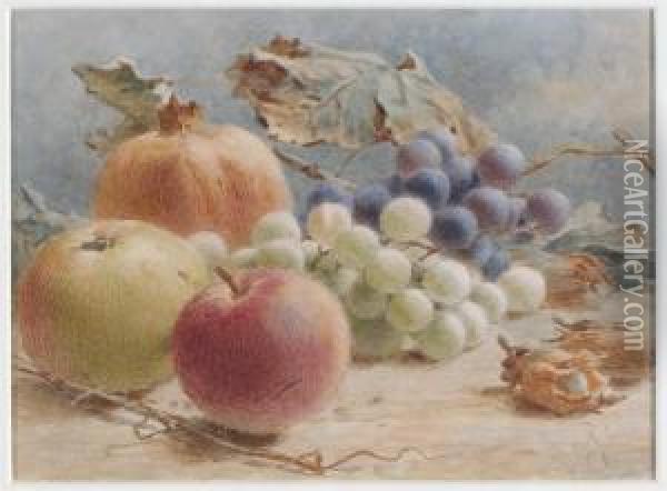 Still Lives Of Fruit Oil Painting - Frederick George Reynolds