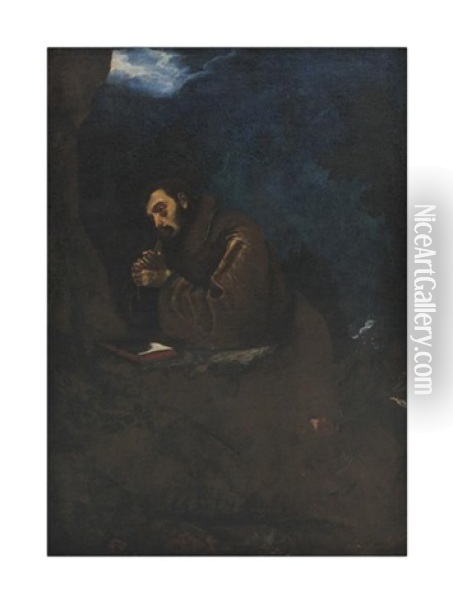 St. Francis Oil Painting - Lodovico (Il Cigoli) Cardi