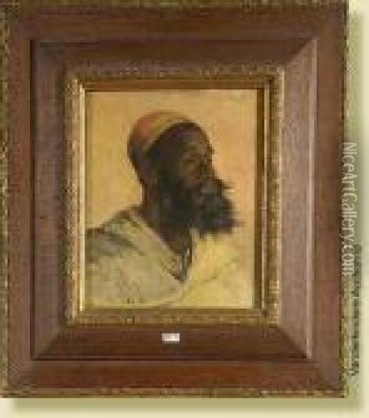 Portrait Orientaliste Oil Painting - Ferdinand Willaert