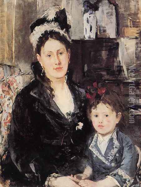 Lady Lilth Oil Painting - Berthe Morisot