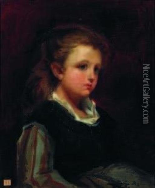 Ritratto Di Fanciulla Oil Painting - Leopoldina Borzino