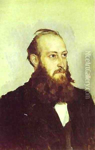 Portrait Of Victor Goshkevich The Founder Of The Historic Aarchaeological Museum In Kherson 1887 Oil Painting - Viktor Vasnetsov