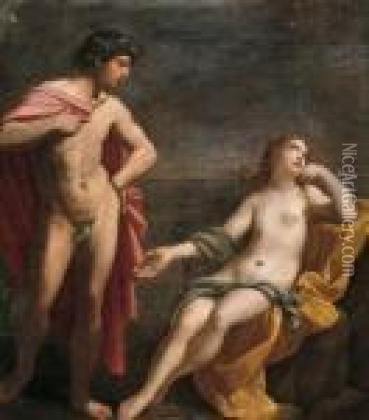 Bacco E Arianna
 Olio Su Tela, Cm. 89x78 Oil Painting - Guido Reni