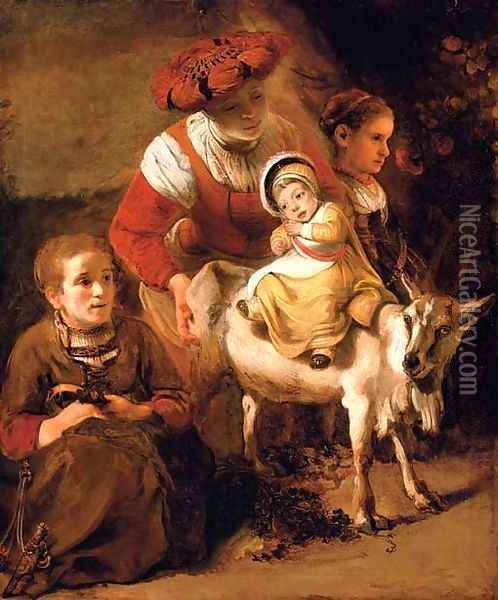 The Spanish gypsy Oil Painting - Nicolaes Maes