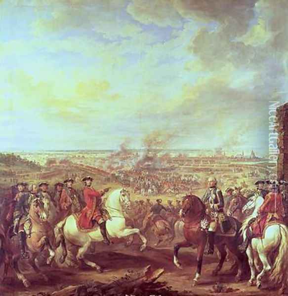 The Battle of Fontenoy Oil Painting - Pierre Lenfant