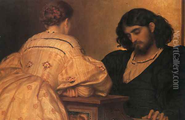 Golden Hours 1864 Oil Painting - Lord Frederick Leighton