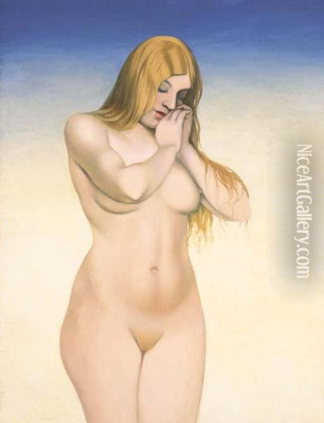 Nu Blond Oil Painting - Felix Edouard Vallotton