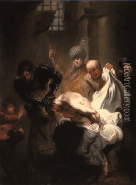 The Mocking Of Christ Oil Painting - Pieter Crynse Volmaryn