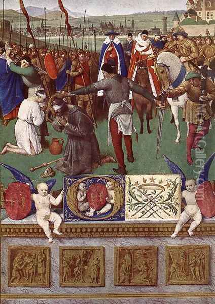 The Martyrdom of St James the Great 1452-60 Oil Painting - Jean Fouquet