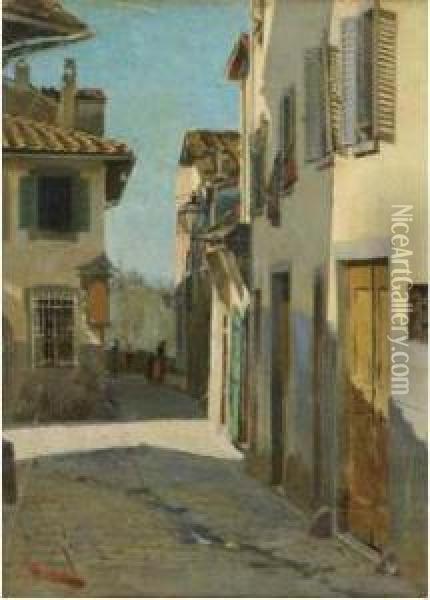 Settignano Oil Painting - Ruggero Focardi