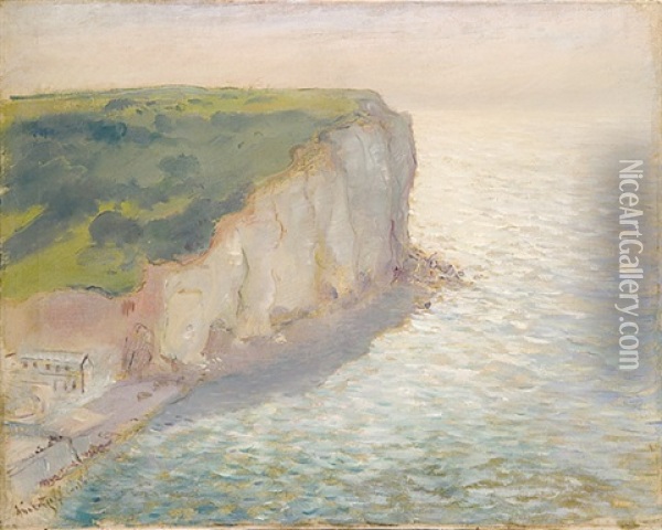 White Cliffs Oil Painting - Konstantin Kuznetsov