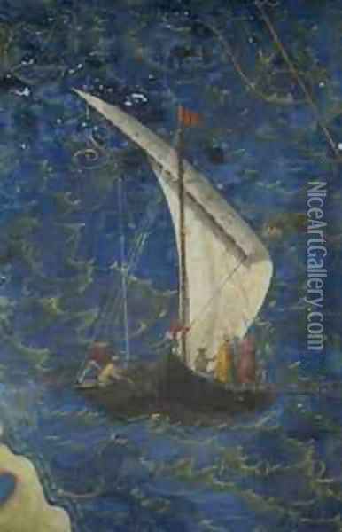 Ship at sea Oil Painting - Egnazio Danti