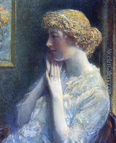 The Ash Blond Oil Painting - Frederick Childe Hassam