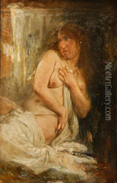 Nudo Femminile Oil Painting - Stefano Bersani