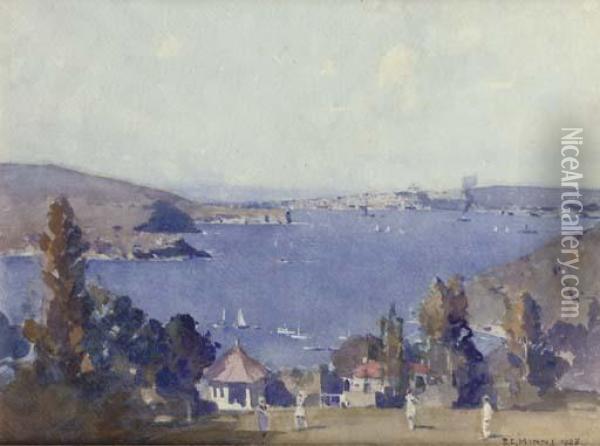 A Sunny Bay Near Sydney Habour Oil Painting - Benjamin Edwin Minns