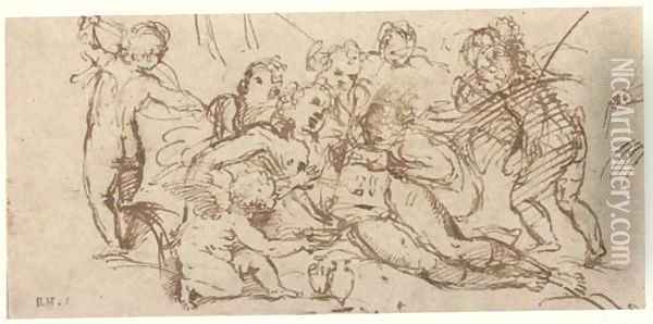 The Death of Adonis Oil Painting - Francesco Albani