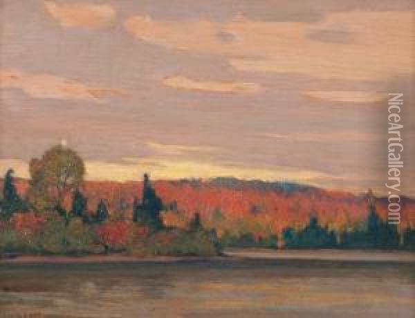 Algonquin Park Oil Painting - John William Beatty