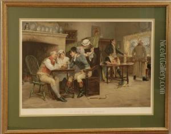The Story Of The
Elopement Oil Painting - John Arthur Lomax
