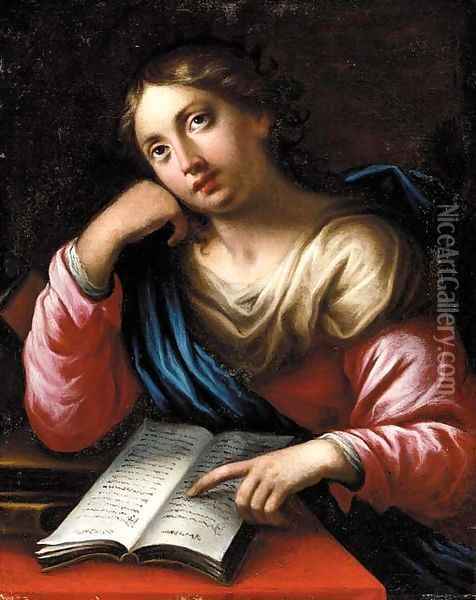 A female Saint Oil Painting - Pietro Dandini