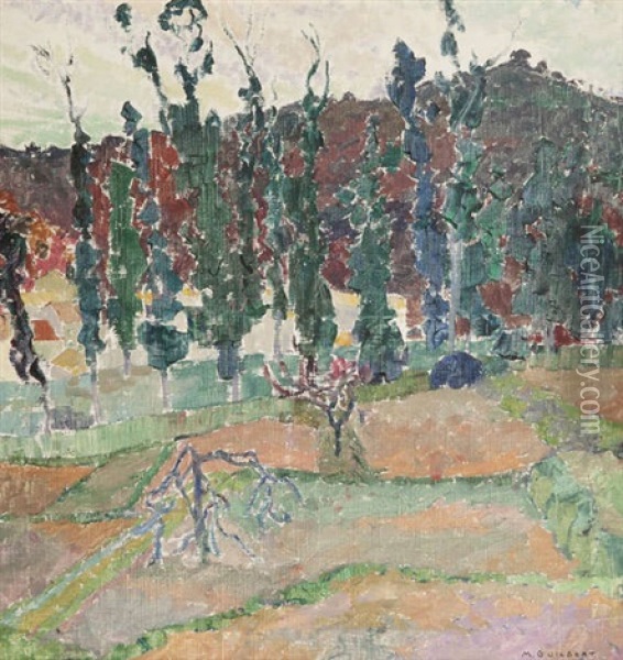 Arbres Oil Painting - Maurice Guilbert