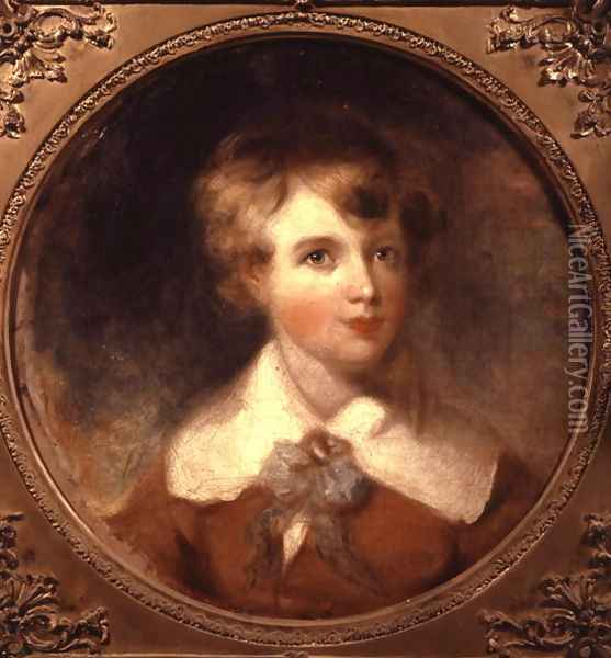 Portrait of a Young Boy Oil Painting - John Carpenter