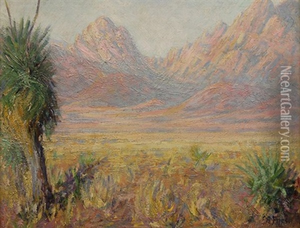 Desert Glow Oil Painting - Charles Arthur Fries