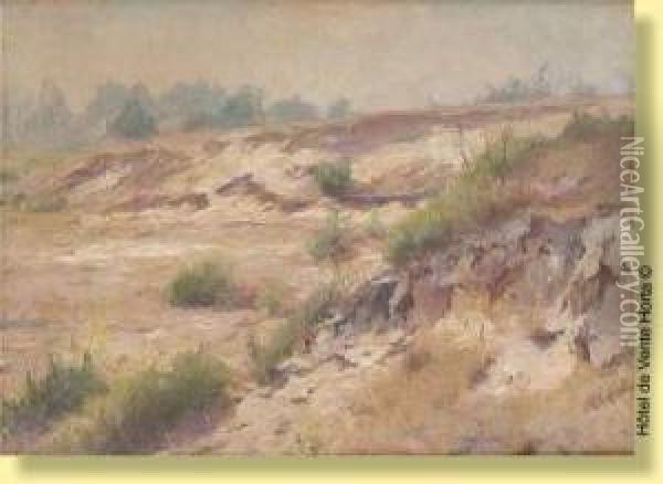 Les Dunes Oil Painting - Albert Sohie