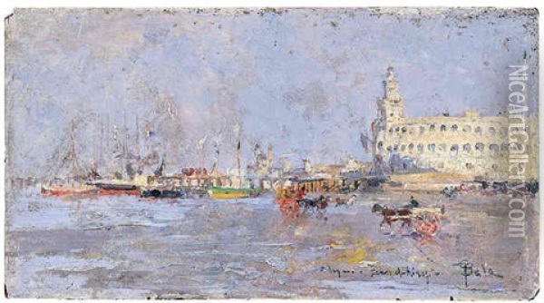 The Laguna, Buenos Aires Oil Painting - Paolo Sala
