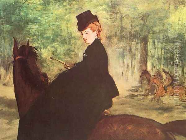 The Horsewoman 1875 Oil Painting - Edouard Manet