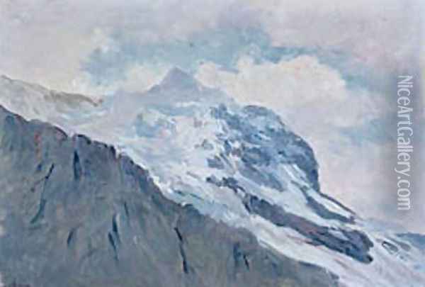 Montaña Oil Painting - Aureliano de Beruete y Moret