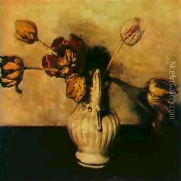 Tulips Oil Painting - William Nicholson
