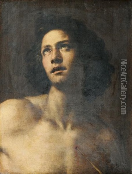 Saint Sebastian Oil Painting - Domenico (il Passignano) Cresti
